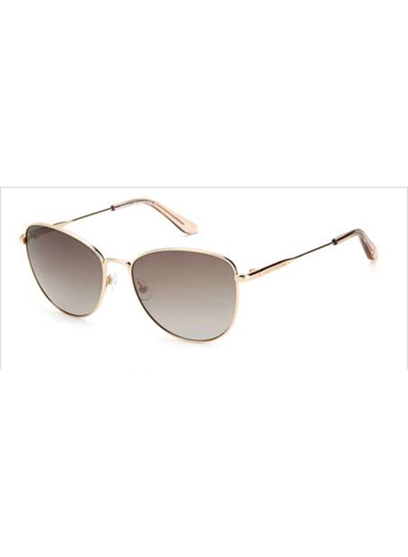 Women's UV Protection Cat Eye Sunglasses - Ju 620/G/S Gold 17 - Lens Size: 48.7 Mm