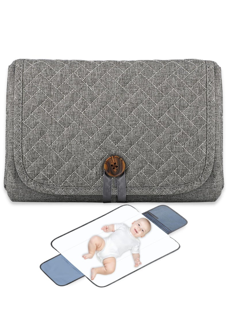 Portable Diaper Changing Pad, Travel Baby Changing Pad, Waterproof Foldable Diaper Changing Mat, Lightweight & Compact Changing Station, Newborn Gifts