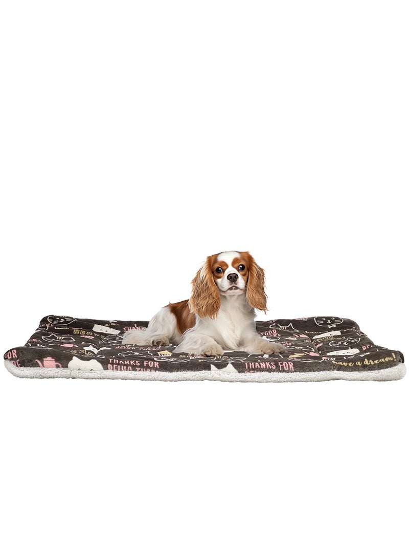 Dog blanket, Warm and cozy double-sided pet blanket for pets, X-large pet blanket for all-sized pets, Ultra-soft pet mat 100 cm.