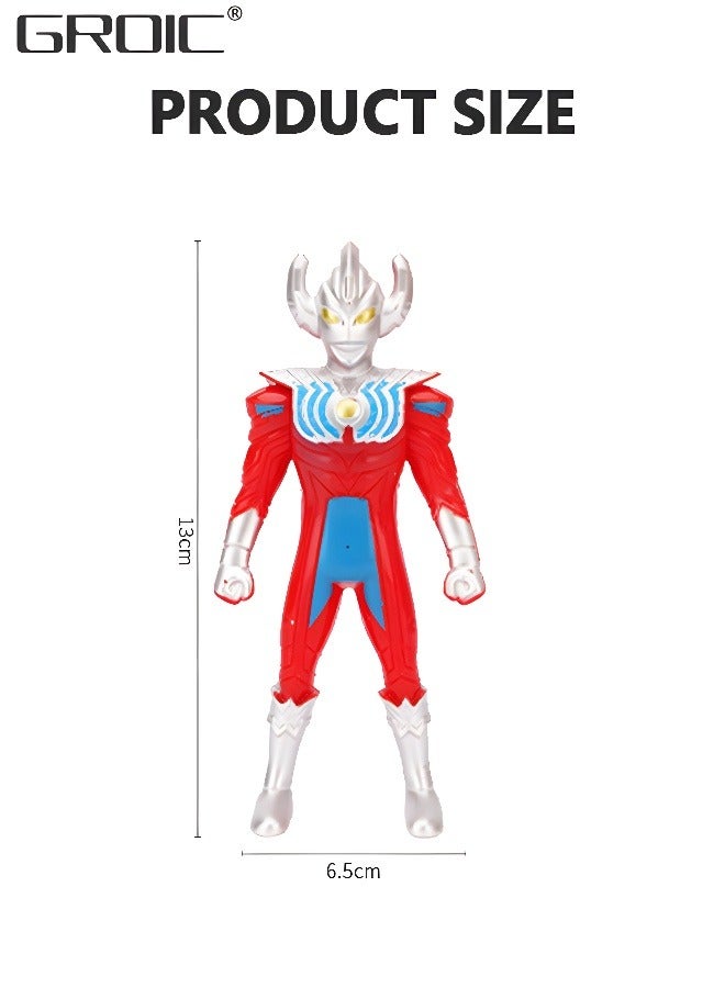 5 Pcs Ultraman Set Ultraman Figure Set Ultra Hero Set Ultraman Action Figure Toys Set Superhero Set Best Gifts Toys for Kids