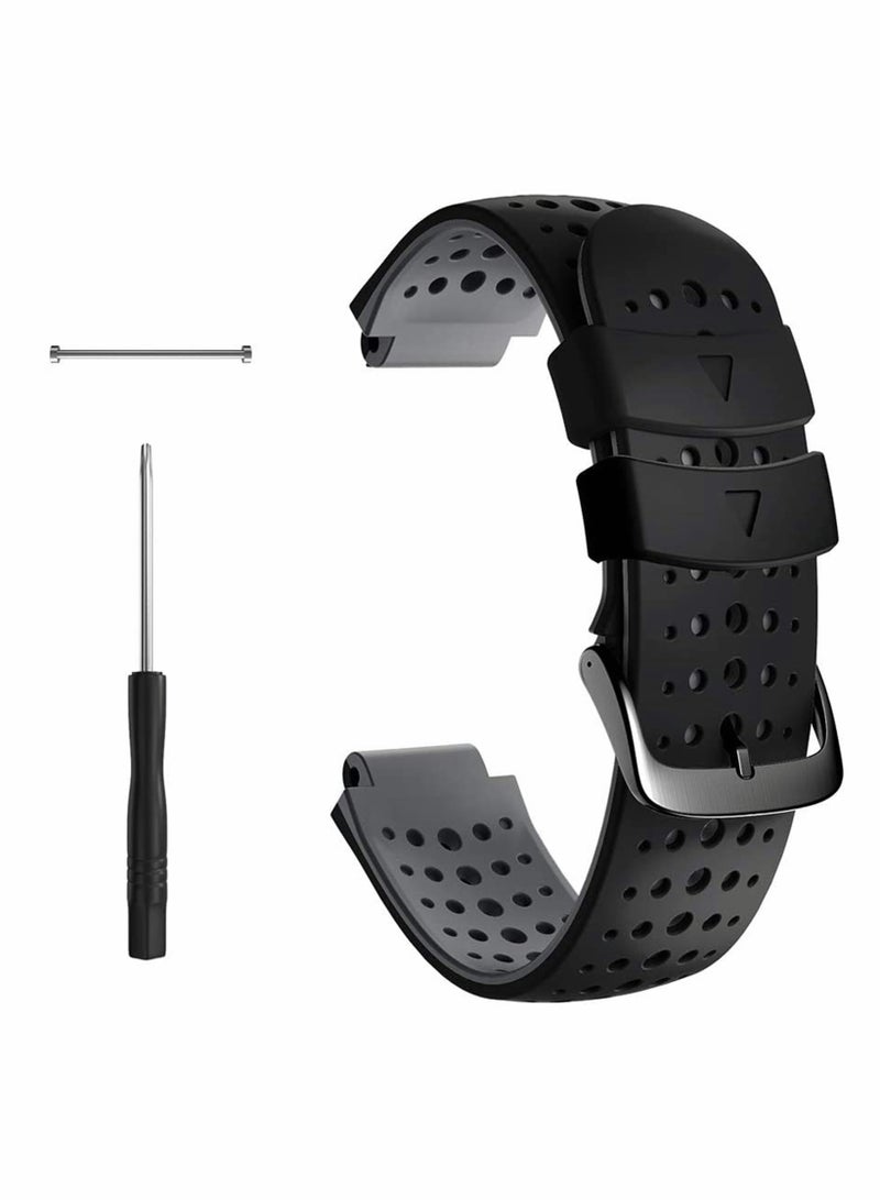 Watch Bands Replacement for Garmin Approach S20, S5, S6, 22mm black Strap Wristband Accessories for Approach S20 Smartwatch, Sport Quick Release Watch Strap