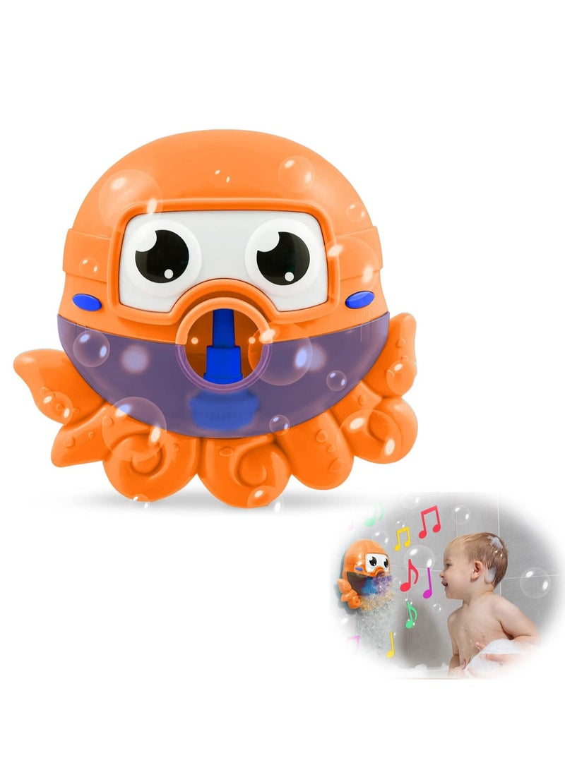Bubble Bath Maker for The Bathtub. Blows Bubbles and Plays 24 Children Songs Baby, Toddler Kids Bath Toys Makes Great Gifts for Toddlers Sing Along Bath Bubble Machine