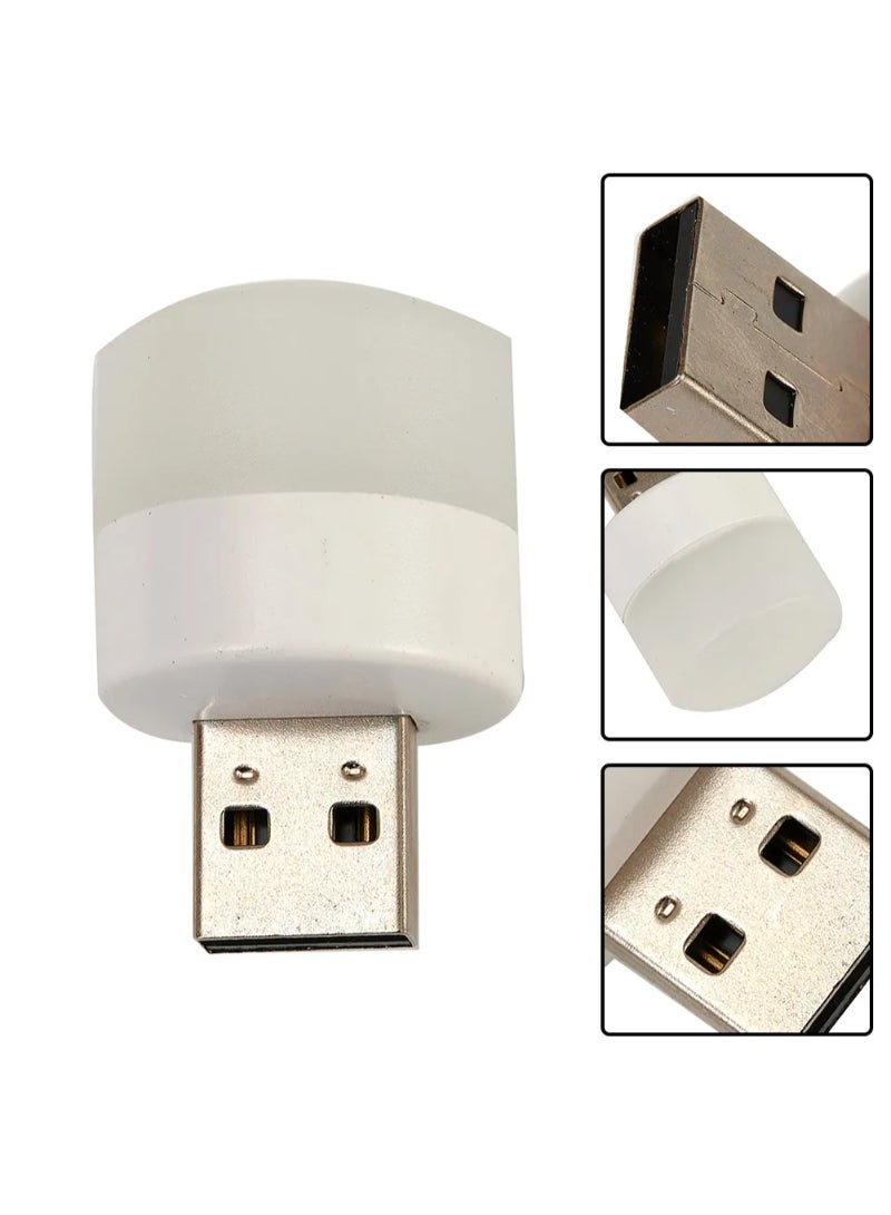 Usb Plug Lamp Mini Night Light Computer Mobile Power Charging Small Book Lamps Led Eye Protection Reading Desk Warm Light