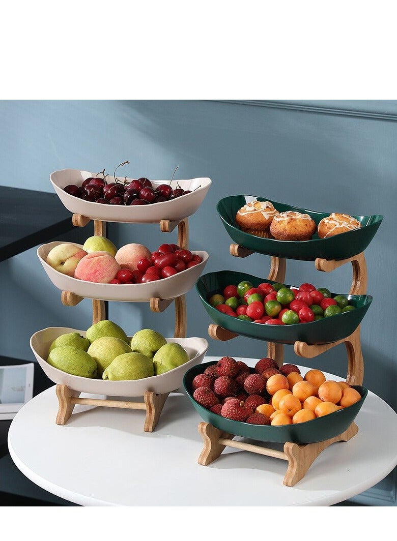 Plates Dinnerware Kitchen Fruit Bowl With Floors, long lasting elegant fruit storage bowls, Luxury Serving Snack Table Plates Serve Dessert Trays for fruits and vegetables