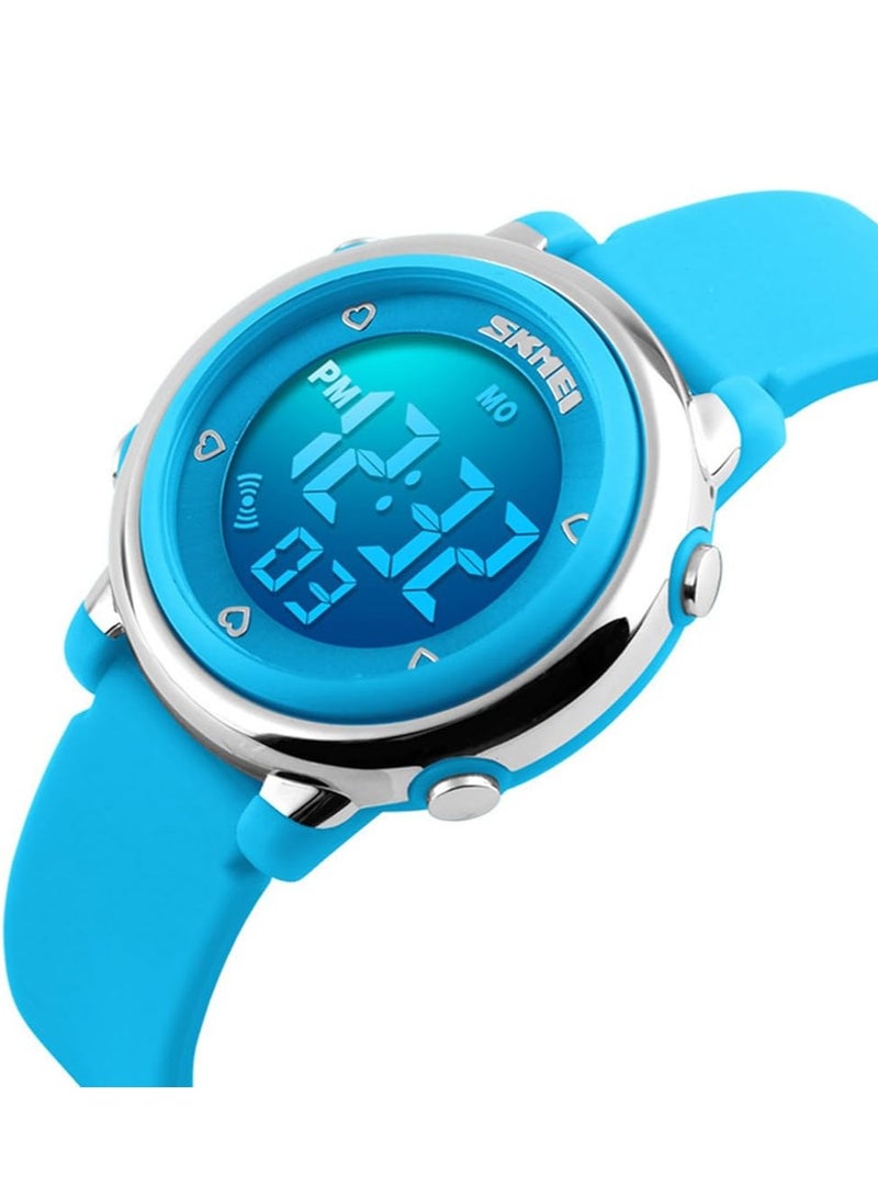 Boys Water Resistant Digital Wrist Watch 1100 - 33 mm - Blue