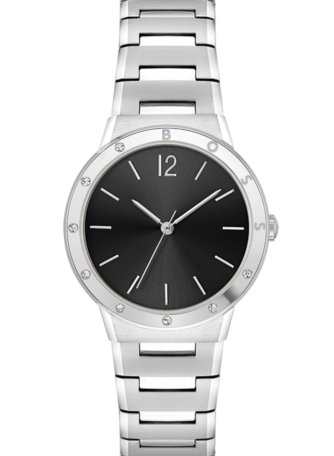 Women's Analog Round Shape Stainless Steel Wrist Watch 1502647 - 34 Mm