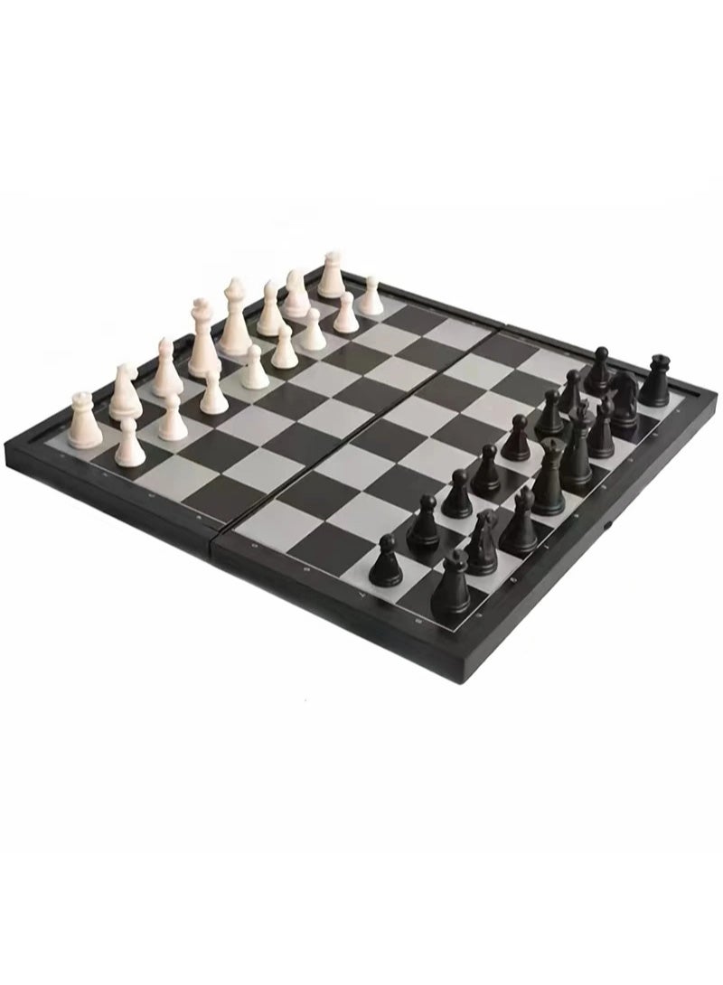 International Chess Folding Magnetic Plastic Chessboard Board Game Portable Kid Toy Portable Set 20cm