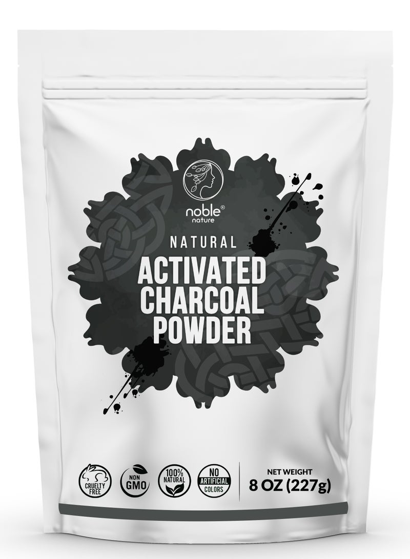 Activated Charcoal Powder by Noble Nature, 100% Natural, Odorless & Flavorless