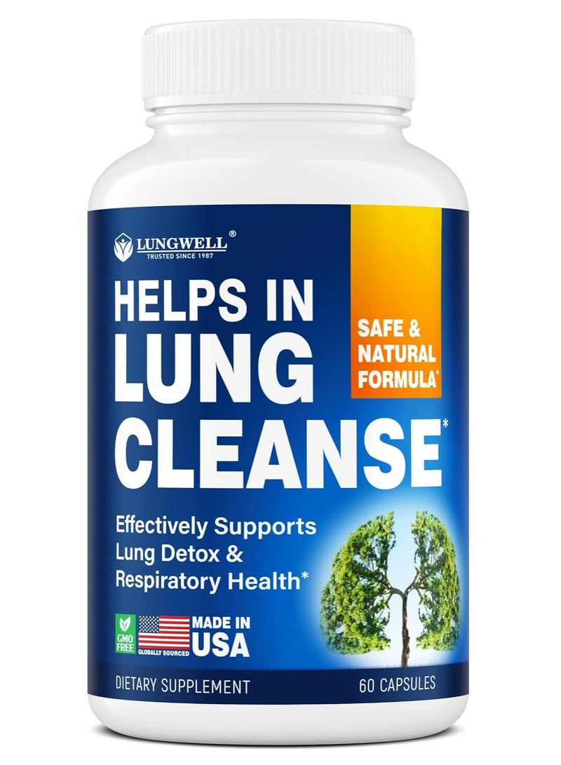 Lung Cleanse Detox and Respiratory health 60 caps