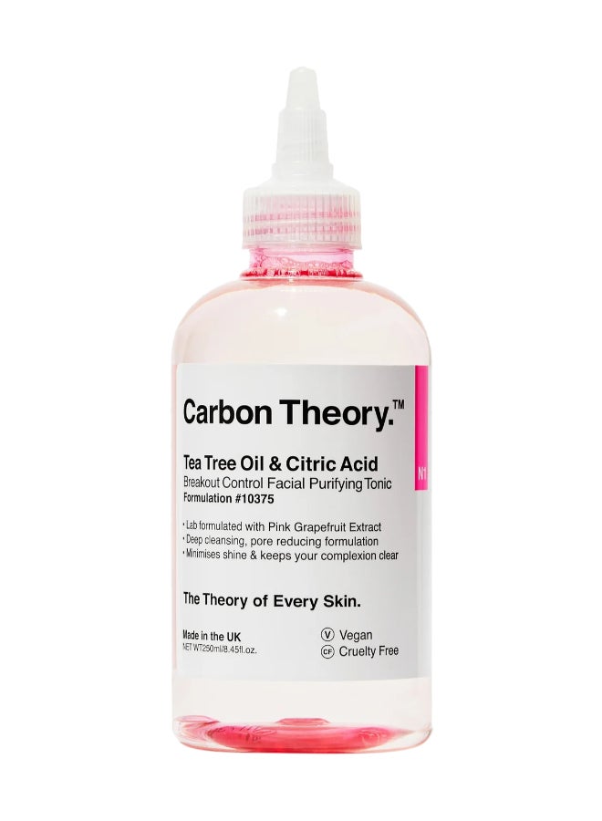 Tea Tree Oil & Citric Acid Breakout Control Facial Purifying Tonic