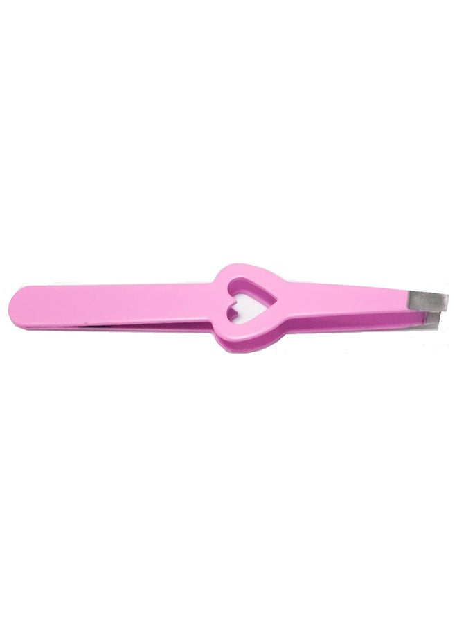 Stainless Steel Tweezer Pink 9.5cm