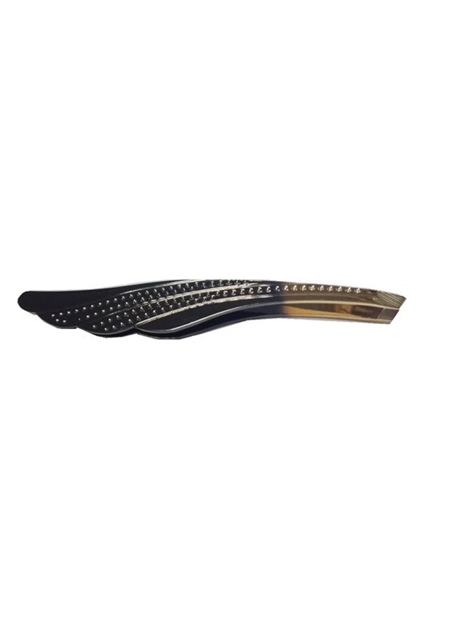 Slanted Tweezer Black/Gold 9.5cm