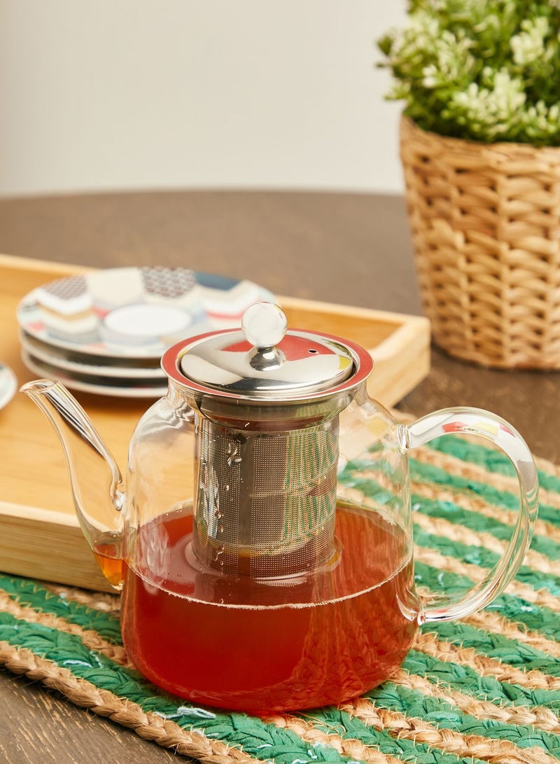 High Borosilicate Teapot With Strainer 1000Ml