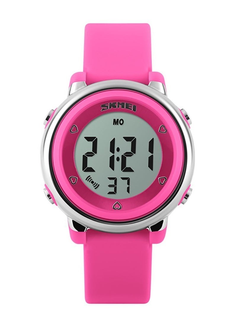 Girl Water Resistant Digital Watch 1100 - 33 mm - Pink