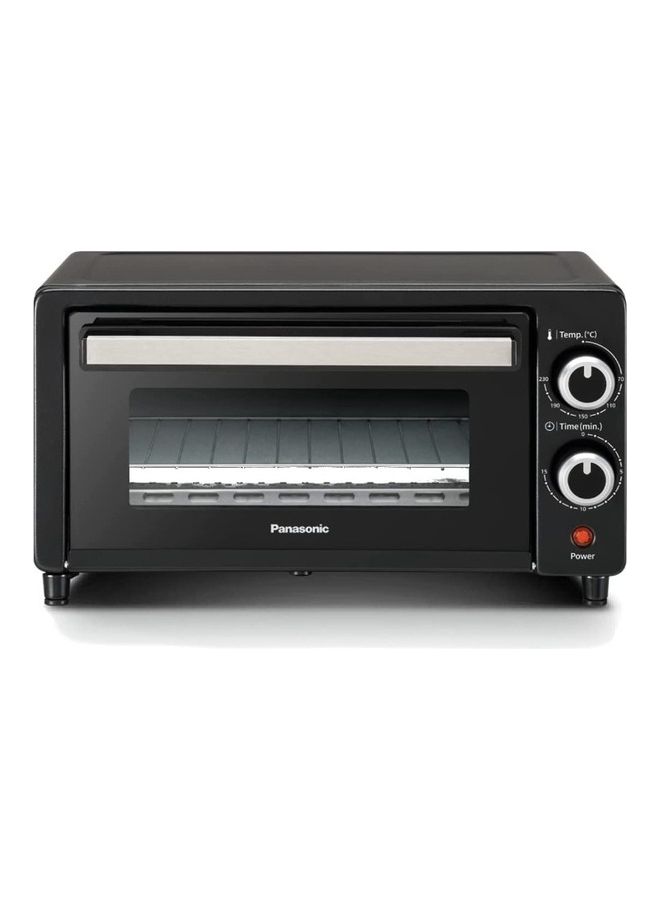 9L Double Glazed Glass Toaster Oven With Upper & Lower Heaters, Toaster Oven For Baking & Toasting With 70°–230°C Temperature Control 9.0 L 1000.0 W Nt-H900 Black