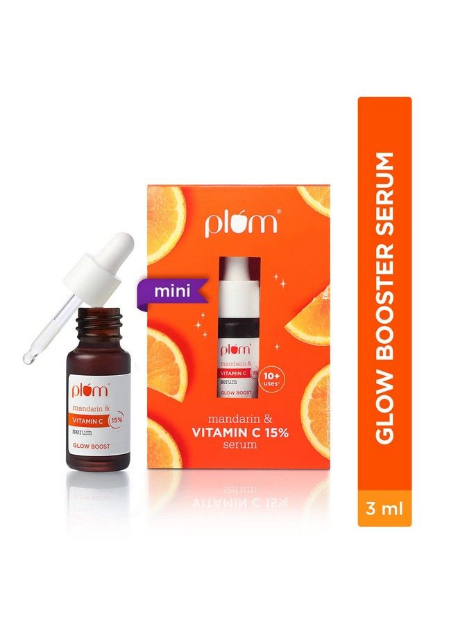 15% Vitamin C Face Serum With Mandarin For Glowing Skin Suits All Skin Types 3Ml Mini