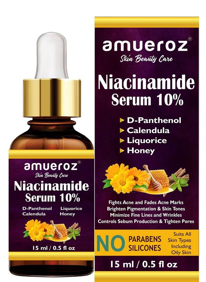 10% Niacinamide Face Serum For Reduce Acne Marks Blemishes ; Tighten Pores & Controls Sebum Production ; Minimize Fine Lines And Wrinkles & Brighten Pigmentation For Women & Men (15 Ml)