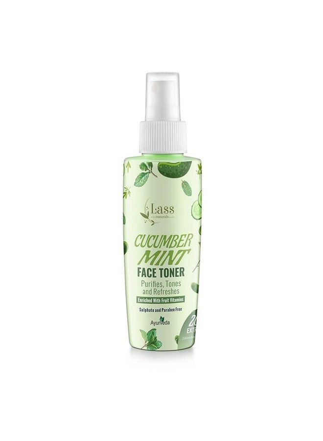 Naturals Cucumber Mint Face Toner Purifies Tones Refreshes 100 Ml +20 Extra Pack Of 1