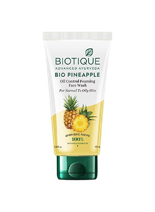 Bio Pine Apple Oil Balancing Face Wash For Oily Skin Types 100Ml