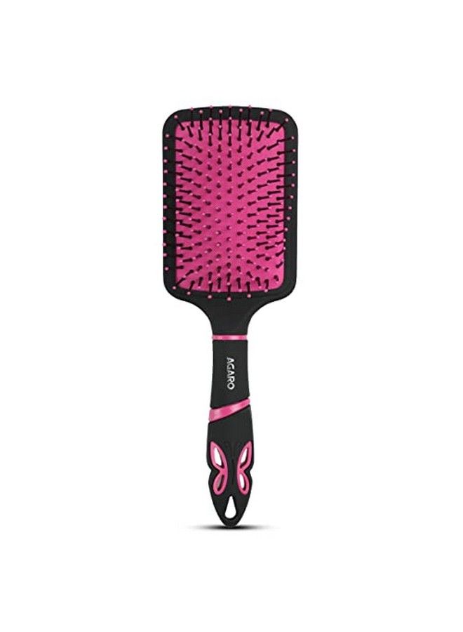 Delight Paddle Hair Brush Black And Pink