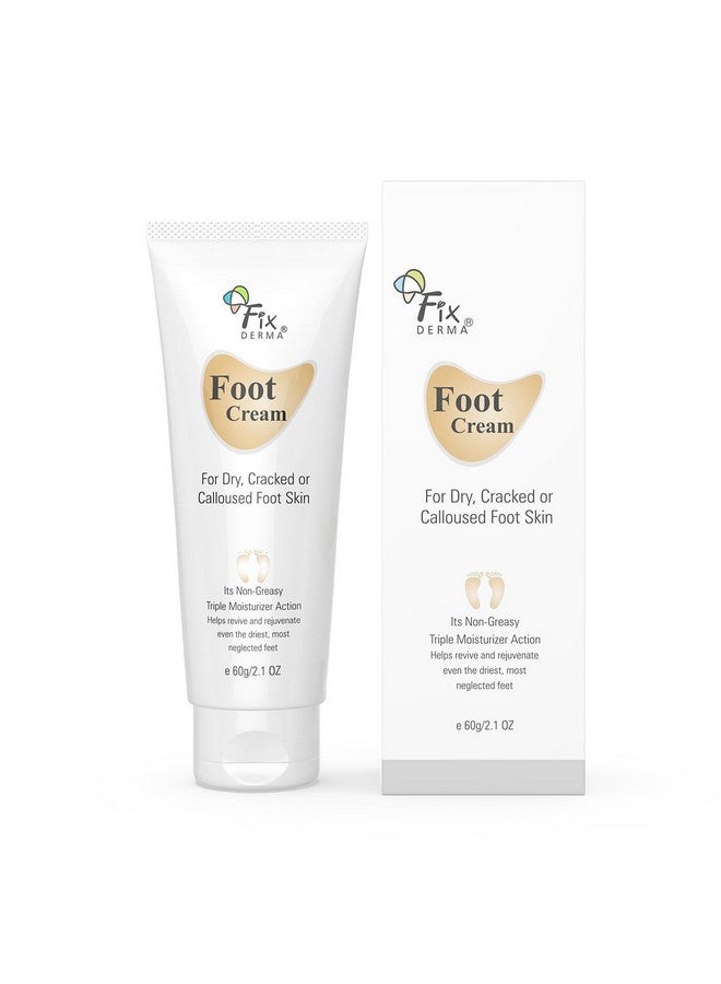 5% Lactic Acid 15% Urea 3% Glycerine Foot Cream For Dry & Cracked Feet Moisturizes And Soothes Feet Heel Repair Paraben & Sulphate Free All Skin Types 60 Ml