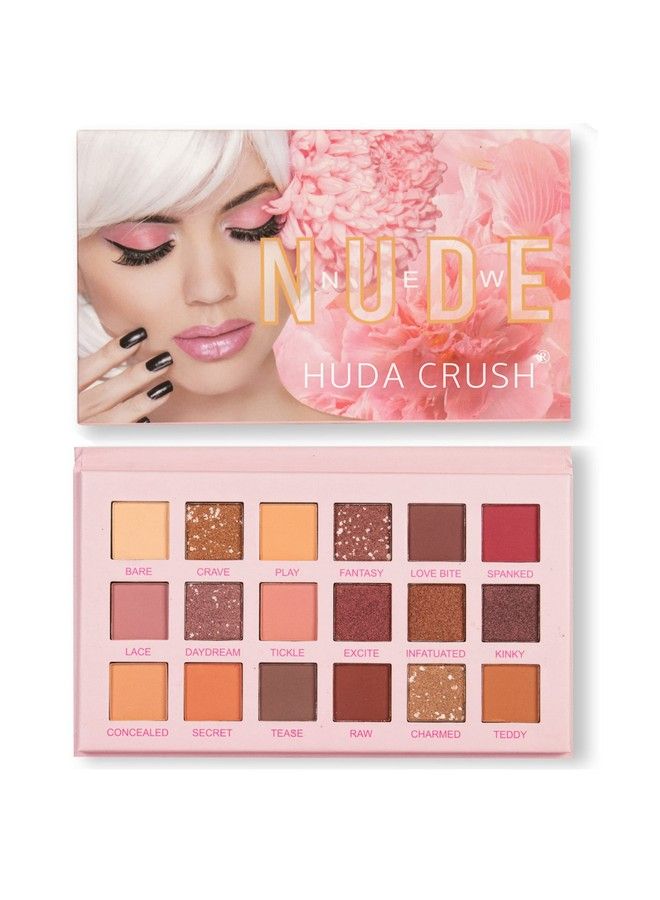 Beauty New Nude Edition Eyeshadow Palette With Mirror 18 Shades Of Shimmer And Matte For Eye Makeup