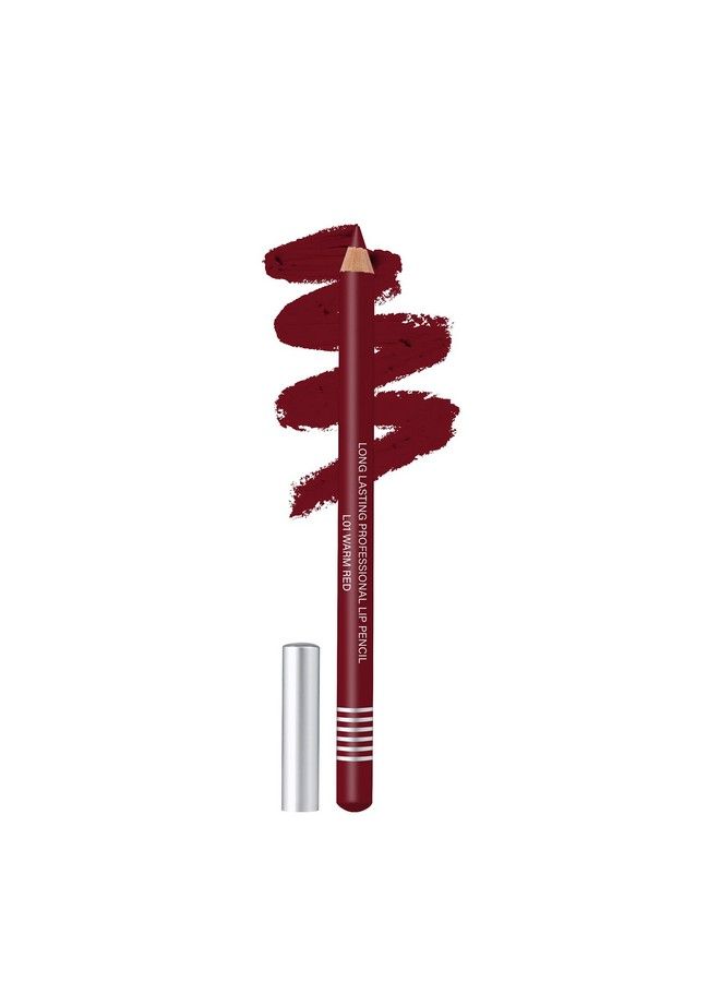 Lip Liner Pencil ; Non Transfer Lip Liner For Professional Makeup ; Lip Liner Pencil Waterproof (Indian Red)