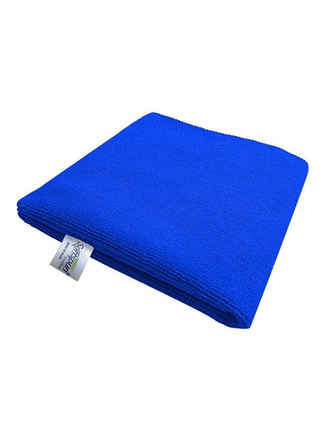 Microfiber Baby Hand & Face Wipes 30X30 Cms 1 Piece Towel Set 340 Gsm (Blue) Super Soft & Silky For Hand Face Body Hypoallergenic Sensitive Skin Wipes & Washcloths.