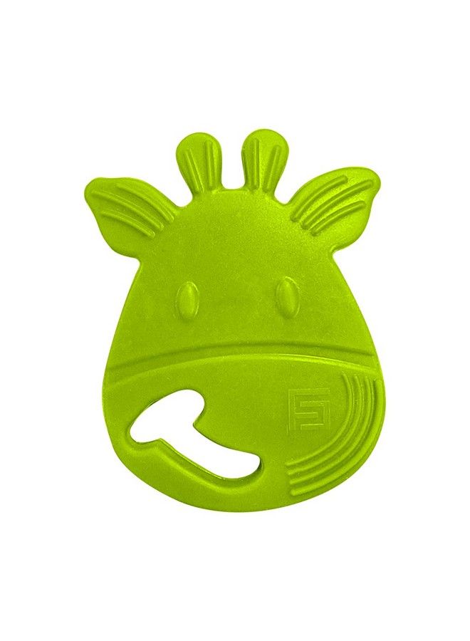 100% Bpa Free Soft Silicone Baby Teether For 3 To 6 Babies (Zuzu Green)