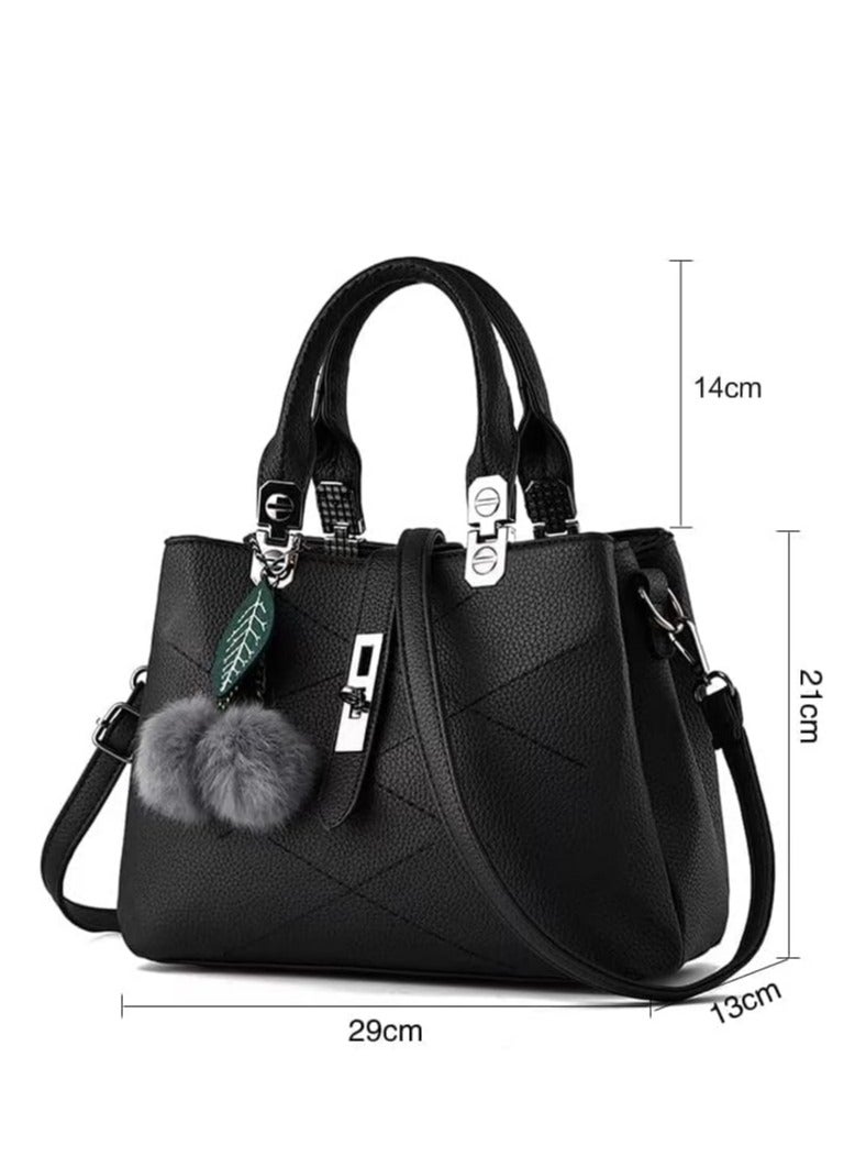 Women Leather Handbag Designer Top Handle Satchel Shoulder Tote Bags Crossbody Purses