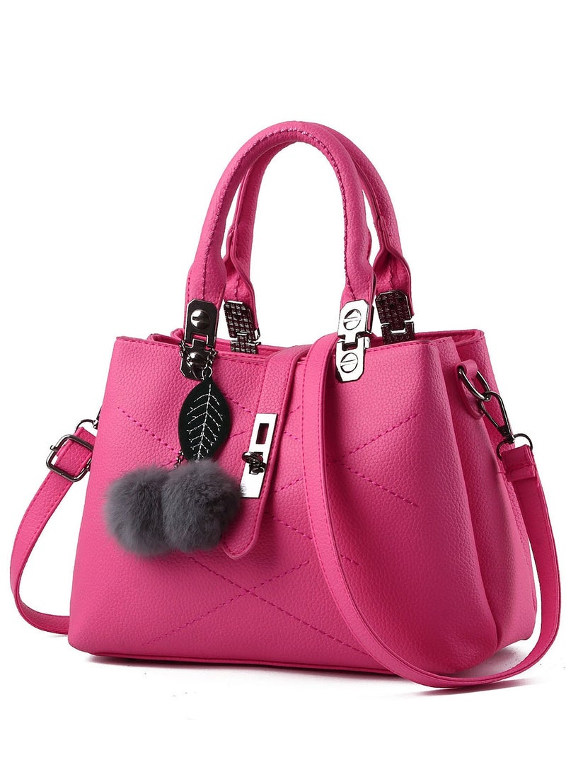 Women Leather Handbag Designer Top Handle Satchel Shoulder Tote Bags Crossbody Purses