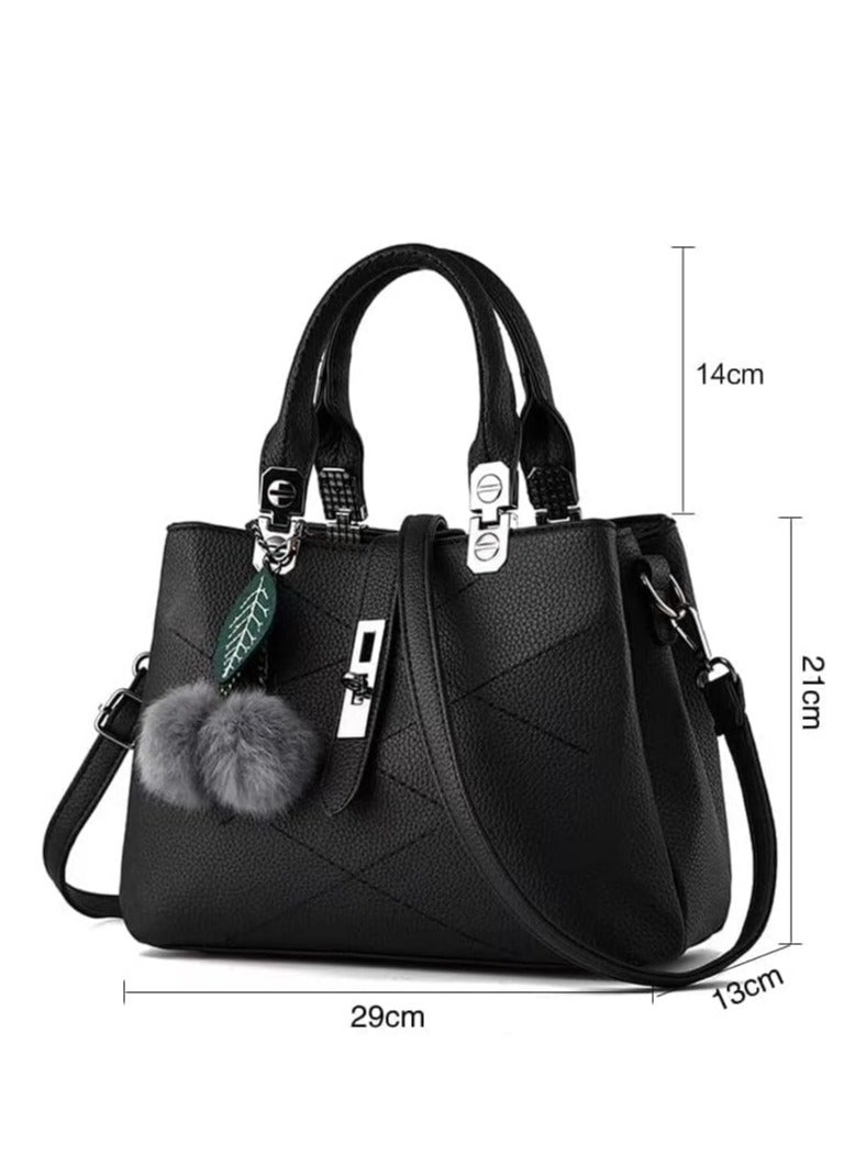 Women Leather Handbag Designer Top Handle Satchel Shoulder Tote Bags Crossbody Purses