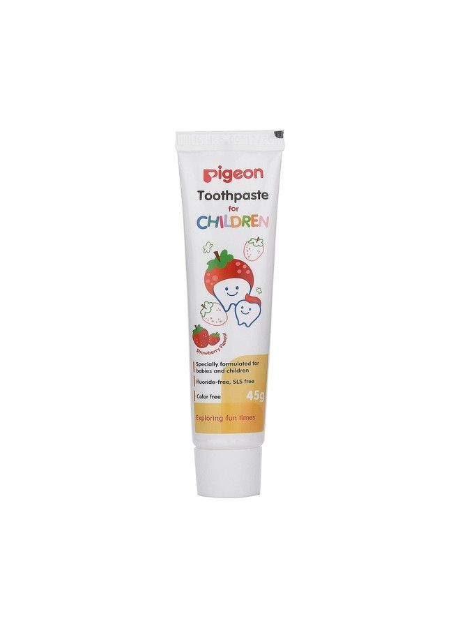 Strawberry Toothpaste For Babies And Childrenfluroidefreesls Freecolor Freeparaben Free Ph Friendly45 G