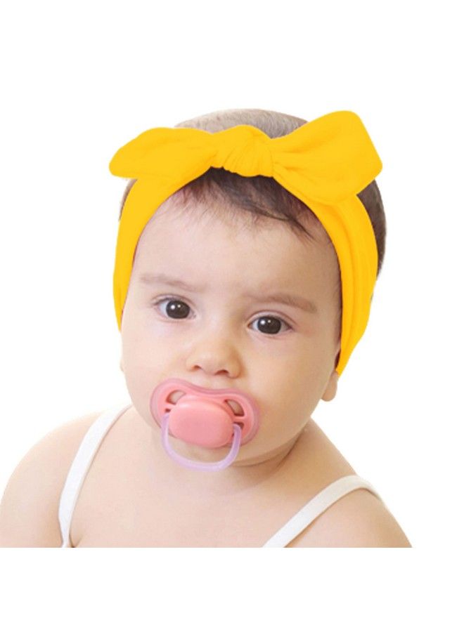 Bow Headband For Baby Girl Hair Accessories For Girls Headband For Babies Yellow