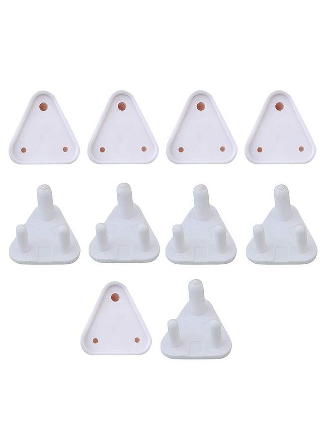 Baby Safety Electric Socket Plug Cover Guards ; Baby Proofing ; Socket Cover ; Electric Socket Cover Gurads (Pack Of 10 (5Ax8 15Ax2))