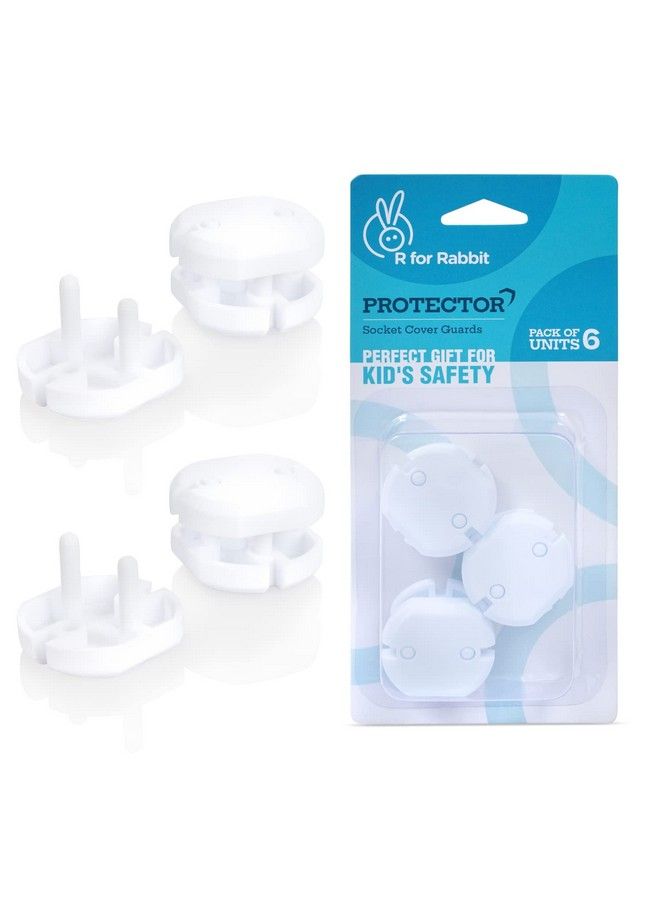 Protector Socket Cover Guards For Baby ; Safety Kit For Kids; Electricals Socket Cover Guards ; Baby Safety Products ; Pack Of Unit 6