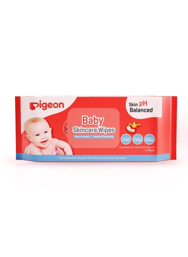 Baby Skincare Wipesph Balanceparaben Freealcohol Freesulphate Freenon Irritantenriched With Glycerin72 Sheets