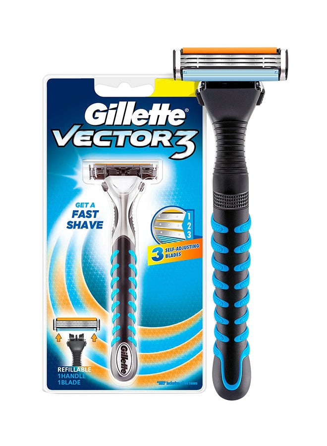 Vector 3 Manual Shaving Razor Blue/Black