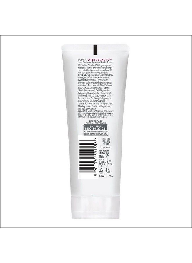 White Beauty Face Scrub Sun Dullness Removal 50G
