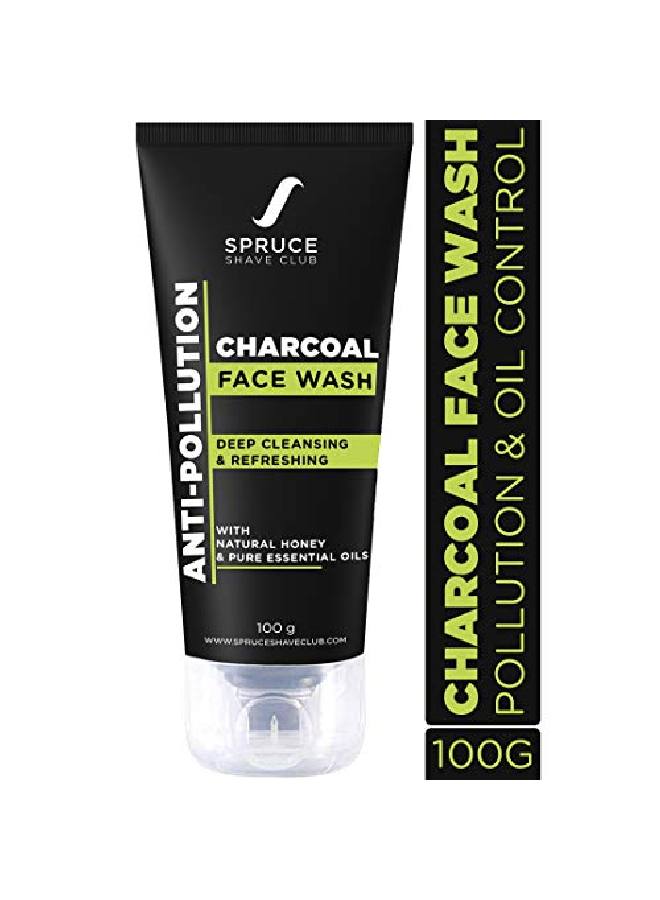 Anti Pollution Face Wash For Men | With Activated Charcoal | No Sulphates Or Parabens 100g