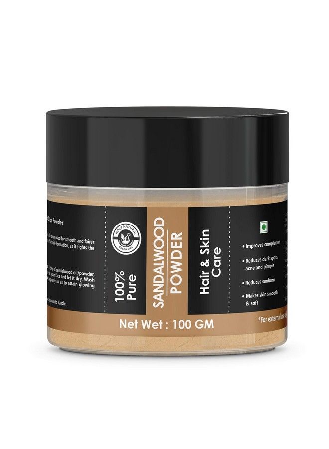 Holy Natural Sandalwood Powder (100Gm) (Chandan Powder) For Skin & Body Glowing Skin For All Skin Type Face Pack Powder.