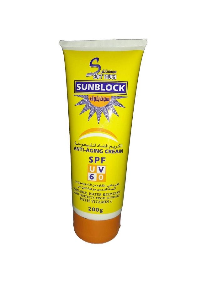 Sunblock Anti Aging Cream - SPF 60 200grams