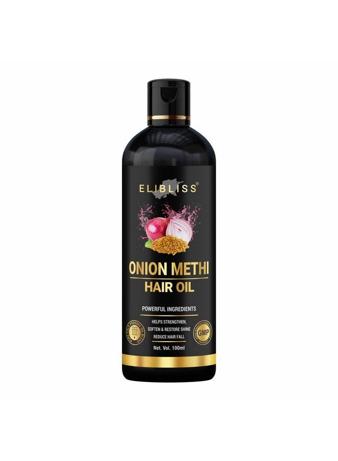 Onion Methi(Fenugreek) Hair Oil For Hair Growth And Hair Fall Control 100 Ml