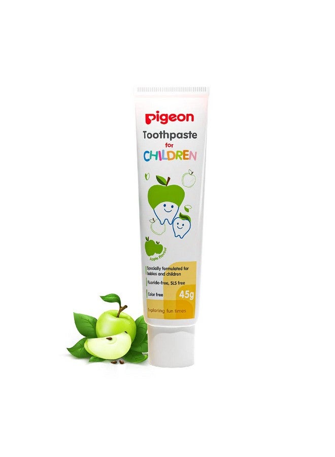 Apple Toothpaste For Babies And Childrenfluroide Freesls Freecolor Freeparaben Free Ph Friendly45 G