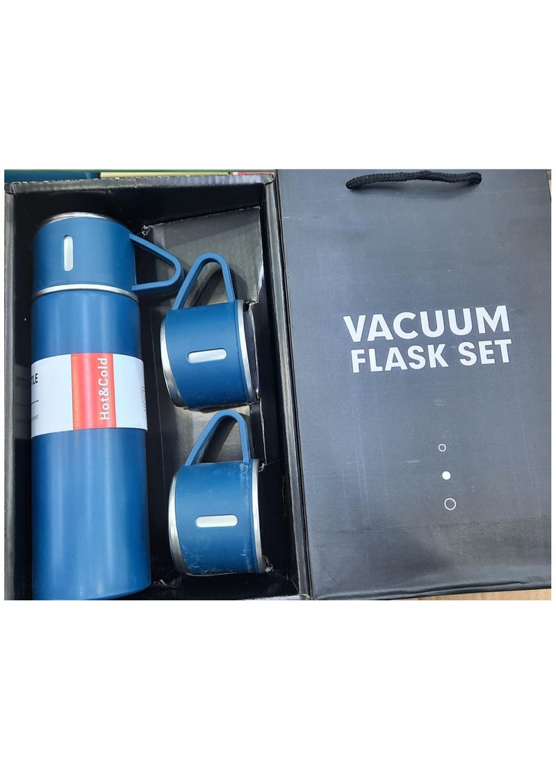 Vacuum Hot And Cold Water Bottle Blue