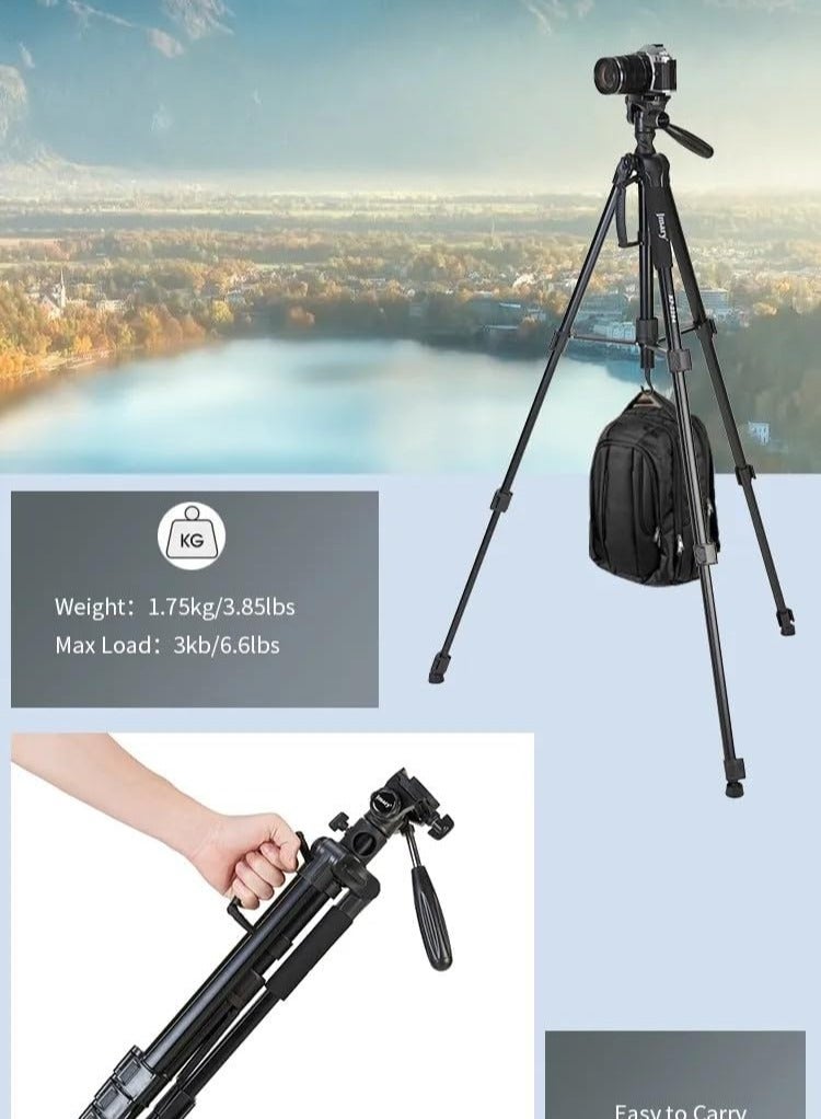 Generic KP2294 Rotatable Center Column Aluminum Alloy Stand Axis Horizontal Monopod Jmary Tripod for DSLR Camera