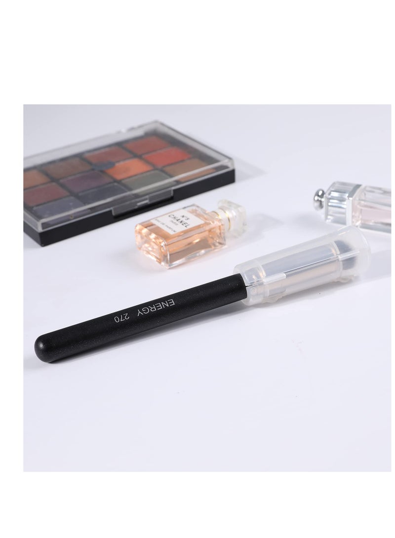 ENERGY Concealer Brush Under Eye Mini Angled Flat Top Kabuki Nose Contour Brush for Concealing Blending Setting Buffing with Powder Liquid Cream Cosmetic Pro Small Makeup Foundation brushes 270