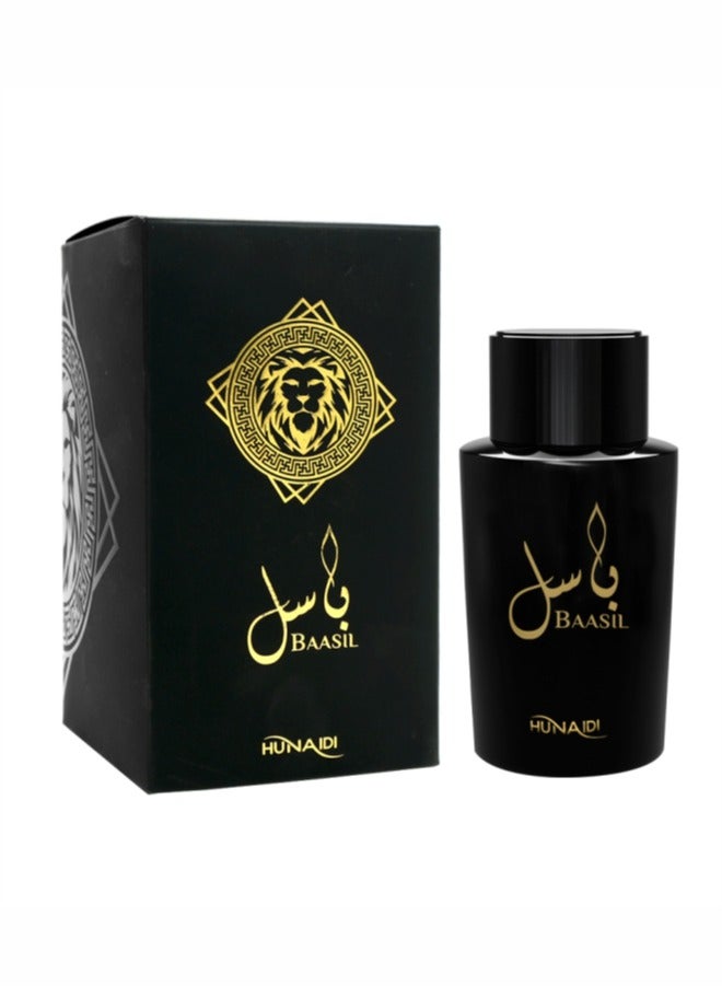 Basil Perfumes for Men Eau De Parfum Men 100ml | Long Lasting Perfume Men Masculine Fragrance | With Woody and Spicy Notes of Agarwood and Cardamom for Day or Night
