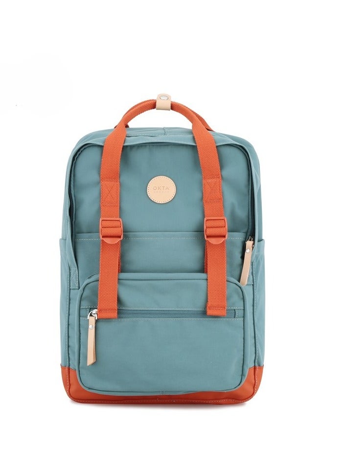 OKTA Laptop Waterproof Hiking Backpack for women - Shoulders laptop Backpack Bag (Green)