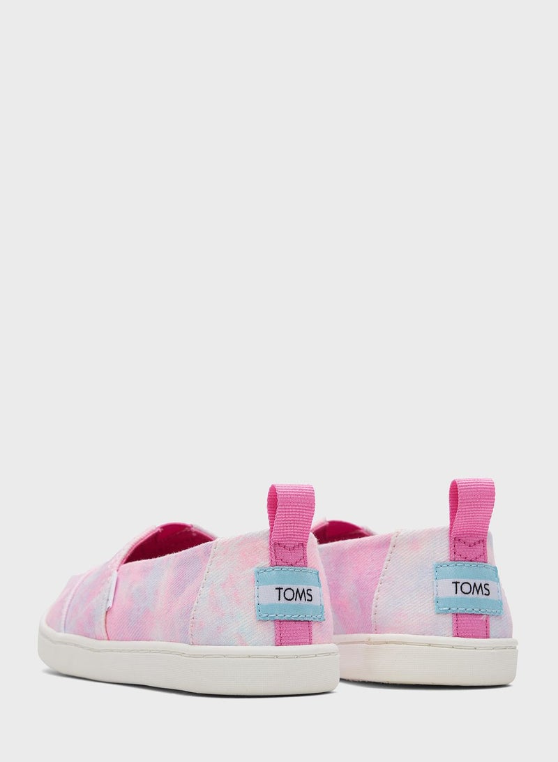 Youth Tie Dye Slip Ons